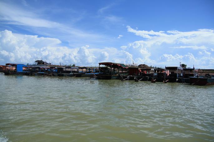Muelles en Phnom Penh