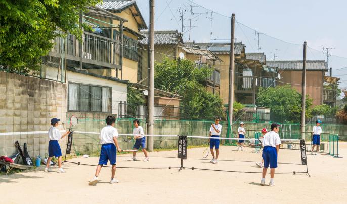 Club deportivo en escuela japonesa