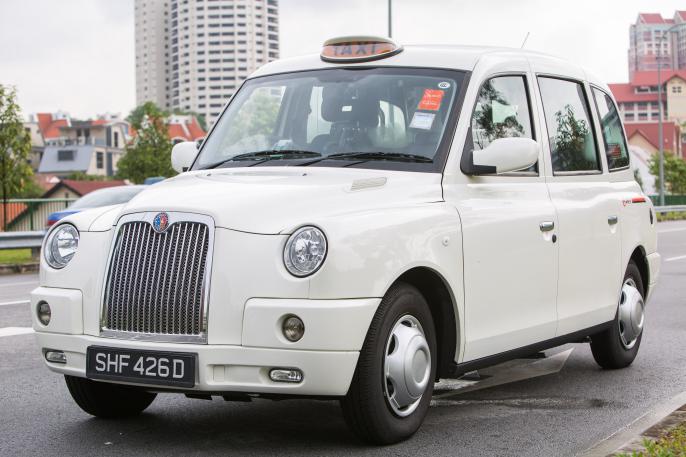 Taxi en Singapur estilo Londres