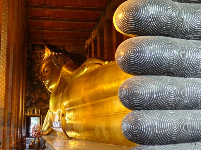 Buda reclinado en Wat Pho