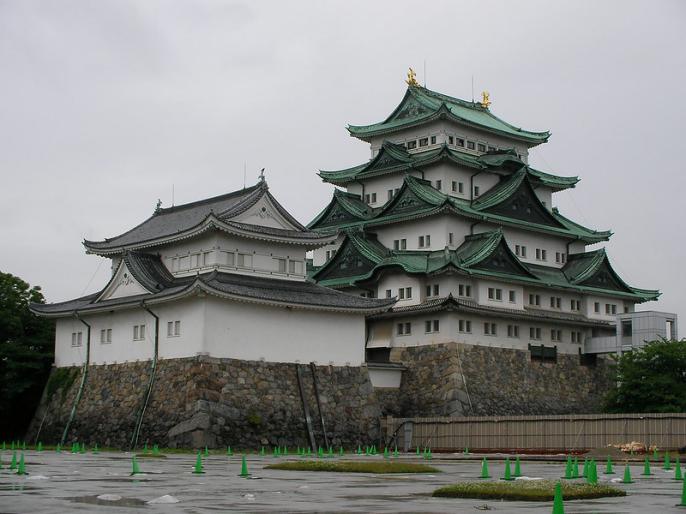 Vista exterior del castillo de Nagoya