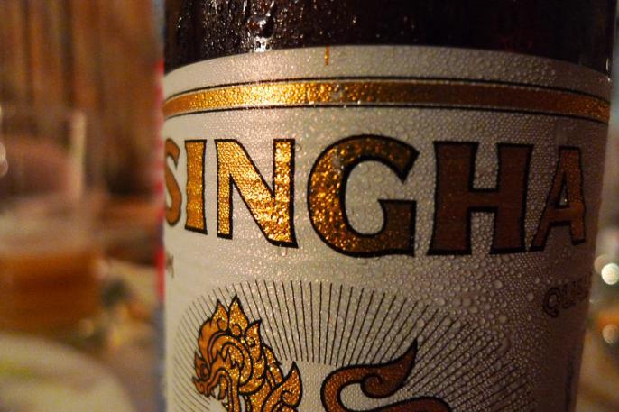 Cervezas Tailandesas Singha
