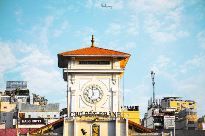 Torre del reloj del mercado Ben Thanh - Asiadonde