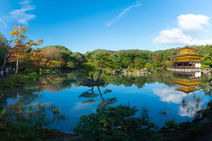 Lago del pabellón dorado de Kioto - Asia Dónde